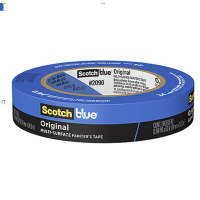 ราคา 3M blue tape เทปกาวสีฟ้า 18มม 24มม 36มม 48มม x 54 8เมตร Scotch Blue 2090 (21763539327)