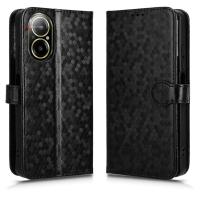 ราคา PlusCase สําหรับ Realme C67 4G C65 Polka Dots หรูหรา Faux Leather Wallet เคส Flip Stand Card Slot Cover (21857507855)