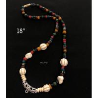 ราคา สร้อยคอลูกปัดหินสี โทนสีขาว ยาว 18 20 (21877966063)