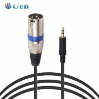 ราคา สายเสียงไมค์ตัวผู้ XLR 3ม 9 84ft 3 5มม ปลั๊กสเตอริโอตัวผู้ถึง3พิน (18912082086)