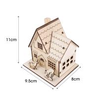 ราคา คริสต์มาสไฟ LED บ้านไม้ตกแต่งต้นคริสต์มาสสำหรับตกแต่งบ้านบ้านไม้ DIY ของขวัญตกแต่งหน้าต่าง (16677895668)