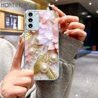 ราคา Hontinga เคสสำหรับ Samsung Galaxy เคสกระจกเทมเปอร์ S9 S24 S23 S22 S21อัลตร้าพลัส S24 S23 S22 S21 FE 5G S8บวก S8 S9 เคสไข่มุกผีเสื้อดอกไม้สีชมพูเคสแข็งเคสโทรศัพท์ด้านหลัง (21811314122)