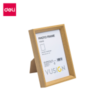 ราคา Deli กรอบรูป กรอบรูปมินิมอล กรอบรูป ขนาด 4x6 5x7 6x8 6x6 8x8 A4 ดีไซน์เรียบๆ สีขาว สีดำ ลายไม้ มีขาตั้ง มีหูสำหรับแขวนผนัง กรอบรูปแต่งบ้าน Photo Frame (22286106464)