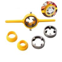 ราคา ชุดต๊าปเกลียวท่อพีวีซี6ชิ้นชุดต๊าปเกลียวอัดเกลียวทรงพลัง1 2 3 4 1นิ้วเครื่องทำเกลียวพีวีซีชุดสกรูเครื่องมือมือ (22208113588)