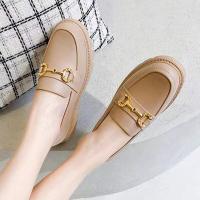 ราคา รองเท้าโลฟเฟอร์ส้นหนาสไตล์ใหม่สำหรับผู้หญิง (21806024566)