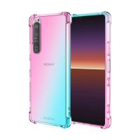 ราคา Case For Sony Xperia 1 iii 10 ii l5 l4 Case Double Color Transparent Soft TPU Casing Anti fall Gradient Mobile Case Phone Cover (12148065490)