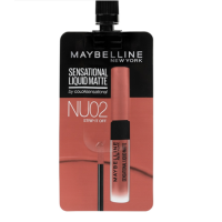 ราคา เมย์เบลลีน ลิปซอง ลิควิด แมท ลิปแมท Maybelline Sensational Liquid Matte lip 2ml (20272509953)