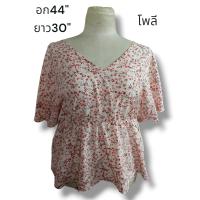 ราคา ชุดเดรสมือสอง เดรสเชิ้ต เดรสสาวอวบ เดรสแฟชั่น เสื้อตัวยาว มือ2 ไซส์ระบุตามรูป (21491876020)