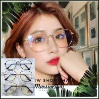 ราคา รุ่นDro19 แว่นตากรองแสงสีฟ้า เลนส์Anti Blue แว่นตาเลนส์บลูบล็อก แว่นตากรองแสง ทรงเจเจ (11301366954)