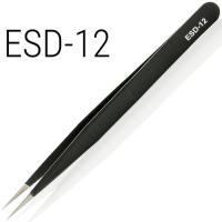 ราคา แหนบ สแตนเลสสตีล ป้องกันไฟฟ้าสถิต ESD 12 ปลายหัวแหลม ตรง ESD 15 ปลายหัวแหลม โค้ง งอ สามารถป้องกันไฟฟ้าสถิต แหนบโค้งก็ตรง (6170174039)