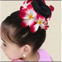 ราคา ยางรัดผมนางรำ ยางรัดผมติดดอกลีลาวดี ยางรัดผมดอกไม้ พร้อมส่ง (22274503607)