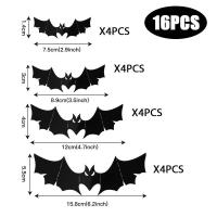 ราคา สติกเกอร์ติดผนังรูปค้างคาวสีดำ3D ตกแต่งฮาโลวีนสำหรับปาร์ตี้ฮาโลวีนงานทำมือบาร์ตกแต่งห้องปาร์ตี้อุปกรณ์วันฮาโลวีน (22303432434)