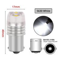 ราคา goya101 1x1156 BA15S 1157 BAY15D สีแดงกระพริบ5730 DC 12โวลต์ที่จอดรถ LED เบาะหลังเบรกกระพริบหางเลี้ยว (22214012755)