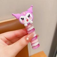 ราคา AISHG ยางมัดวิกผมปลอมทำลอนย้อมสีลายการ์ตูนสำหรับเด็กยางมัดผมหางม้าเครื่องประดับผมยืดได้สูง (22185521993)