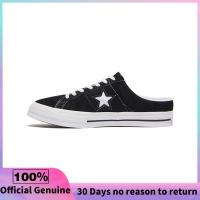 ราคา รับประกัน 3 เดือน Converse One Star Black Mule Slip Sneakers 162066C (22218551850)