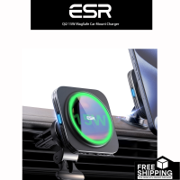 ราคา ESR สำหรับ Qi2ที่ชาร์จติดรถยนต์ MagSafe 15W ที่ชาร์จแบตในรถ Qi2 Certified MagSafe ที่ชาร์จแบตในรถรถยนต์ไร้สายช่องแอร์ที่วางโทรศัพท์ติดรถยนต์สำหรับ iPhone 15 14 13 12ชาร์จเร็วสีดำ (22051393312)