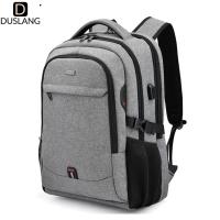 ราคา 17 inch laptop backpack waterproof mens college business laptop backpack with USB charging port (22045052477)