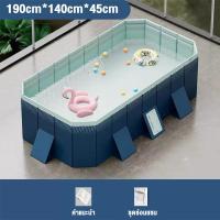 ราคา สระน้ํา สระว่ายน้ำครอบครัว สระว่ายน้ำพับได้ สระว่ายน้ำไม่เป่าลม ไม่ต้องเป่าลมหนา4ชั้น PVC (22076672890)
