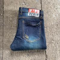 ราคา WINSMAN กางเกงยีนส์ชาย ขาเดฟ ผ้ายืดปะผ้าเจียรขาด แบบเท่ๆทรงสวย (22113597408)