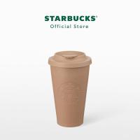 ราคา Starbucks Coffee Ground Beige Tumbler 15 5oz ทัมเบลอร์สตาร์บัคส์พลาสติก ขนาด 15 5ออนซ์ A11157332 (22193217556)