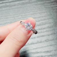 ราคา แหวนเทียมกระเป๋าเพชร Mosang หนึ่งกะรัตผู้หญิงอารมณ์เรียบง่ายรักเพทายข้อเสนอแหวนเพชรแหวนสำหรับแฟน hot (19636433511)