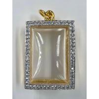ราคา กรอบพระ สมเด็จ งานทองสวิสล้อมเพชร ขนาด 3 9x2 6 ซม ใส่พระสมเด็จ ได้หลายรุ่น สวยดีถูกทน (22280097001)