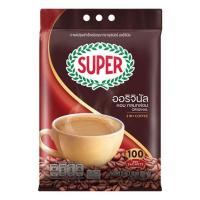 ราคา 100ซอง ซุปเปอร์ กาแฟปรุงสำเร็จชนิดผง 3in1 ออริจินัล 20 กรัม x 100 ซอง (19993270800)