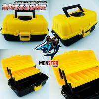 ราคา กล่องใส่อุปกรณ์ตกปลา BASSZONE TACKLE CASE BOX 2 ชั้น (732576688)