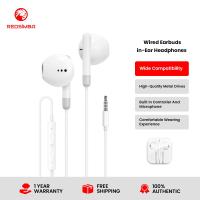 ราคา RedSimba Wired Earbuds in Ear Headphones for Type C Wired Earbuds Semi in Ear Headphones Earphones with Microphone Volume Control HiFi Stereo with Samsung Galaxy S23 S22 S21 S20 Ultra Note 10 20 iPad 