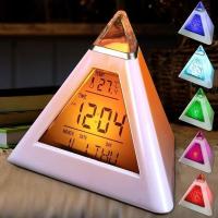 ราคา นาฬิกาตั้งโต๊ะรูปสามเหลี่ยม 7 สีตัวแปร LED อุณหภูมิสัปดาห์ แสดงผล นาฬิกาปลุกดิจิตอลตั้งโต๊ะนาฬิกาตกแต่งห้องข้างเตียง นาฬิกา นาฬิกาตั้งโต๊ะ นาฬิกาปลุกเรืองแสง นาฬิกาตั้งโต๊ะดิจิตอลพร้อมส่ง (22268536880