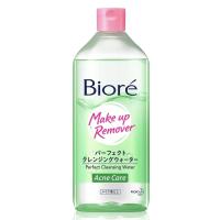 ราคา Biore Makeup Remover Perfect Cleansing Water บิโอเร คลีนซิ่งสูตรน้ำเกลือชิโซะมินท์ และ สูตรซอฟเทน อัพ ขนาด 400ml (22062645169)