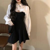 ราคา keu D พร้อมส่ง ชุดเซ็ท 2 ชิ้น เดรสสั้น สูททูพีช ชุดผู้หญิง แฟชั่น สไตล์เกาหลี (21031594597)