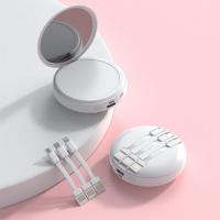 ราคา Powerbank Beauty Mirror 20000mAh พาวเวอร์แบงค์ พร้อมกระจกพับและสายชาร์จในตัว แบตสำรอง (22285938863)