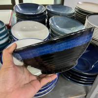 ราคา ชามใบใหญ่ ขนาด 11 นิ้ว ทรงเต้น ชามปากบาน ชามเซรามิค ถ้วยชามสวยๆ ถ้วยชามราคาถูก (21635328099)