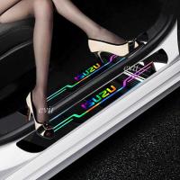 ราคา อุปกรณ์เหยียบชายบันไดรถยนต์สำหรับ ISUZU DMAX MU MU 7 4ชิ้น เซ็ตธรณีประตูรถยนต์ออกแบบได้ตามที่ต้องการโลโก้สติ๊กเกอร์ (21968576712)