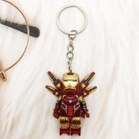 ราคา ใช้งานร่วมกับ Lego พวงกุญแจแขวนเครื่องประดับ Shark Man Batman Spiderman Ironman ยอดนิยมคู่กระเป๋ารถตกแต่ง (20121260528)