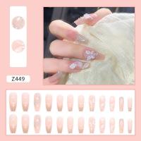 ราคา PPHOO เล็บปลอม พร้อมส่ง Z สีสวย กันน้ำ สำเร็จรูป แถมกาวติดเล็บ (21408742527)