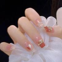 ราคา PPHOO เล็บปลอม พร้อมส่ง Z สีสวย กันน้ำ สำเร็จรูป แถมกาวติดเล็บ (17967982754)