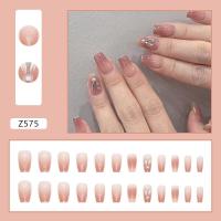 ราคา PPHOO เล็บปลอม พร้อมส่ง Z สีสวย กันน้ำ สำเร็จรูป แถมกาวติดเล็บ (21405967613)