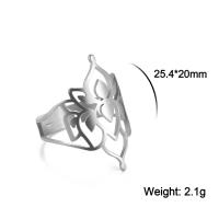 ราคา SKYRIM แหวนทองเหล็กไร้สนิมไทเทเนียมสำหรับผู้หญิงแหวนแหวนเครื่องประดับออกแบบดอกบัวสำหรับเพื่อน (22305987208)