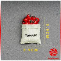 ราคา แม่เหล็กติดตู้เย็น แม่เหล็กรูปทรงอาหาร 3D ตกแต่งตู้เย็น fridge magnet (15537538334)
