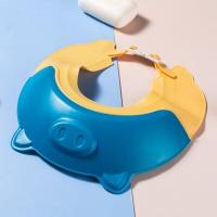 ราคา BermaBaby หมวกสระผมเด็ก กันน้ำ กันแชมพูเข้าตา ปรับขนาดได้ baby shampoo cap (19477353391)