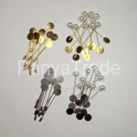 ราคา เข็มกลัดพินสูท เข็มกลัดแป้น สีเงินทองเงินมุกทองมุก 10ชิ้น (15650097497)