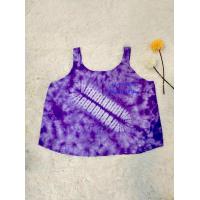 ราคา เสื้อสายเดี่ยว มัดย้อม ผ้าคอตตอน เกรด A ใส่สบาย ร้านเมืองแพร่มัดย้อม เราคือโรงงานผู้ผลิต (21953640815)