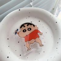 ราคา DISFUNNY ที่วางโทรศัพท์ชินจัง ที่ติดหลังโทรศัพท์ ที่จับโทรศัพท์ ด้ามจับพับได้ Crayon Shin chan ที่วางโทรศัพท์ ขายึด พับเก็บได้ ขาตั้งโทรศัพท์มือถือลายการ์ตูน สร้างสรรค์และสร้างสรรค์ ที่วางโทรศัพท์มือถ