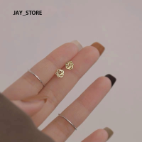 ราคา Beautycoco S ต่างหูชุบเงินสองชั้น S925ลายกุหลาบสำหรับผู้หญิงแฟชั่น (22119960399)