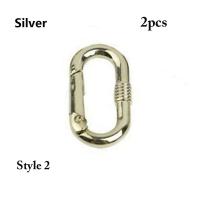 ราคา MAXG 1 2 5pcs เครื่องมือ ตะขอเกี่ยวขวดสแน็ป เดินป่าตั้งแคมป์ แหวนวงรีสปริง คลิปหนีบกระเป๋าถือ หัวเข็มขัดกระเป๋า คาราไบเนอร์กลางแจ้ง (22007626264)