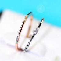 ราคา แหวนผู้หญิงแบบเรียบง่ายแหวนทองซิลเวอร์โรสโกล์ดไทเทเนียมเพทายแหวนแต่งงานเครื่องประดับแฟชั่น (19904619673)
