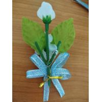 ราคา ดอกมะลิวันแม่ เข็มกลัดดอกมะลิวันแม่ สีขาว โบว์สีฟ้า สวยๆๆ (21834197199)