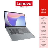 ราคา โค้ดลด 1000 ขึ้นต่ำ 20000 Lenovo IdeaPad Slim 3 14IAH8 83EQ004YTA NOTEBOOK INTEL I5 12450H RAM 16GB SSD M 2 512GB 14INCH FHD IPS (22099848539)